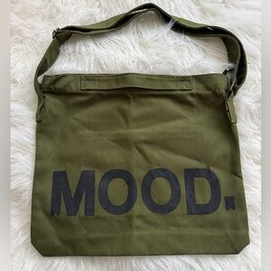 NWOT Olive Green Canvas Tote
